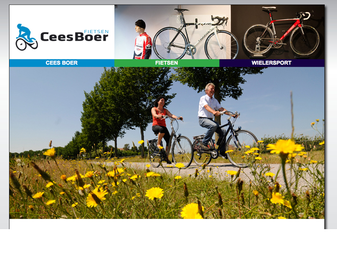 Cees Boer fietsen website