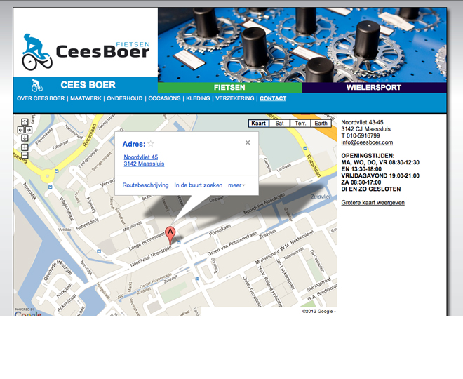 Cees Boer fietsen website