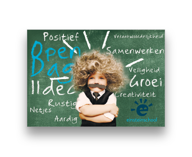 Einsteinschool poster open dag