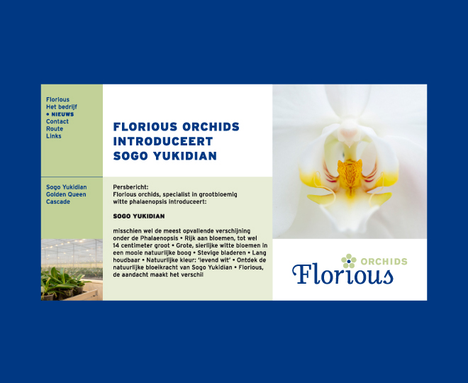 website Florious orchids