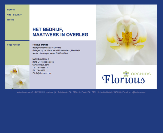 Florious orchids website