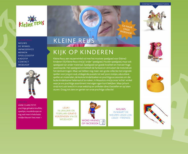 Kleine Reus website