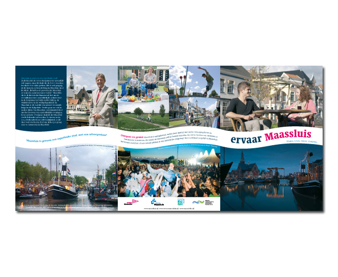 Promotiebrochure Maassluis, 3-luik