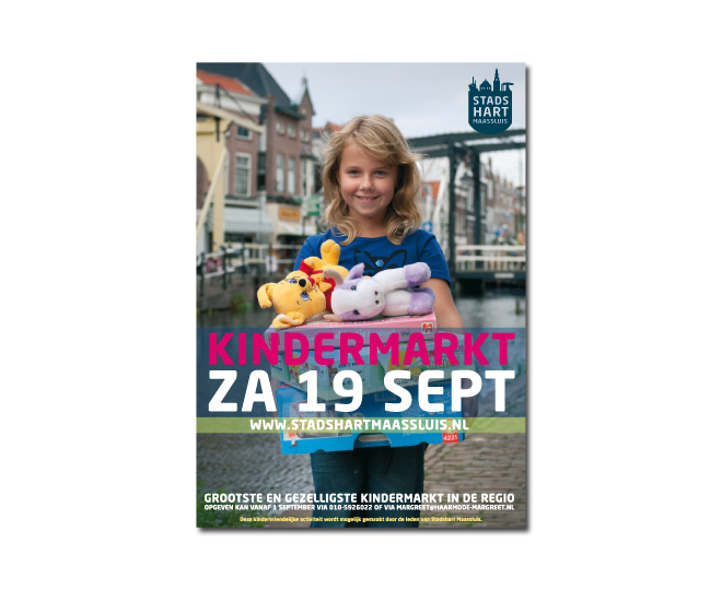 poster Stadshart Maassluis Kindermarkt