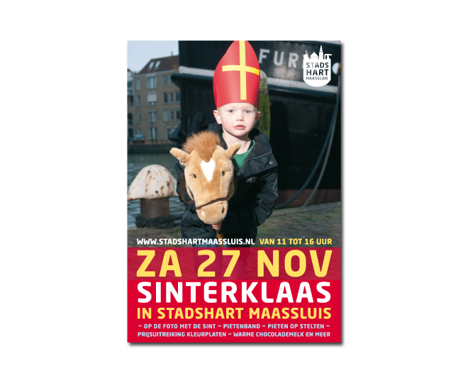 poster Stadshart Maassluis Sinterklaas