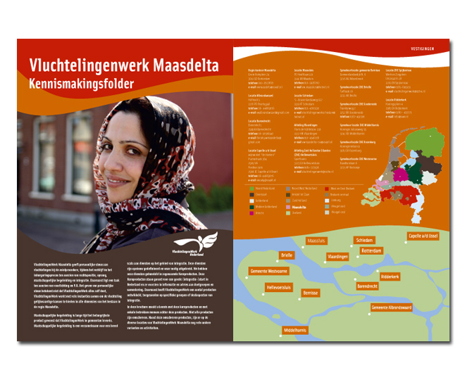 Kennismakingsfolder VluchtelingenWerk Maasdelta/Maassluis